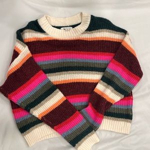 American Eagle Outfitters Multicolor Striped Sweater